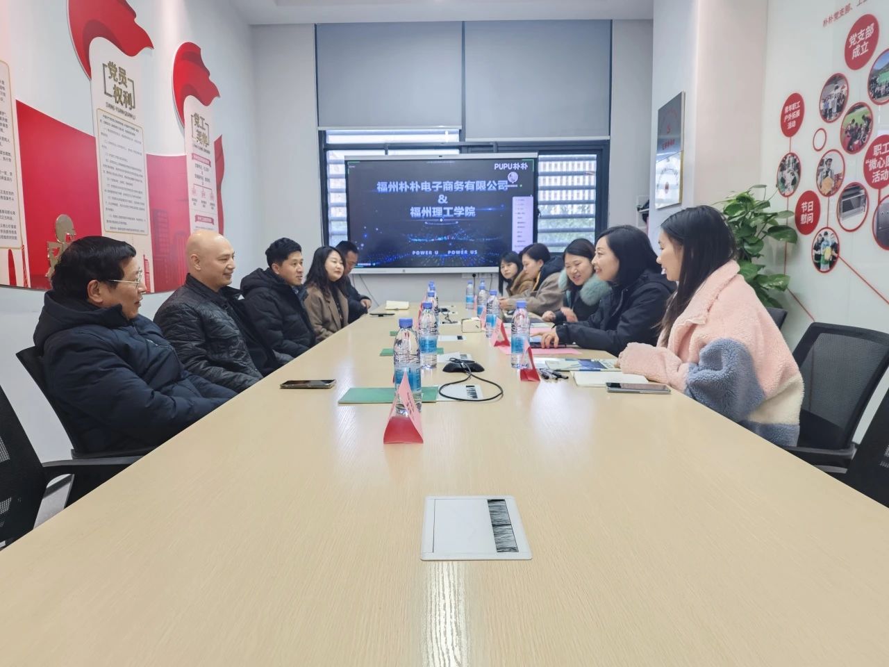 产教融合 访企拓岗|经济管理学院一行赴福州朴朴电子商务有限公司走访调研